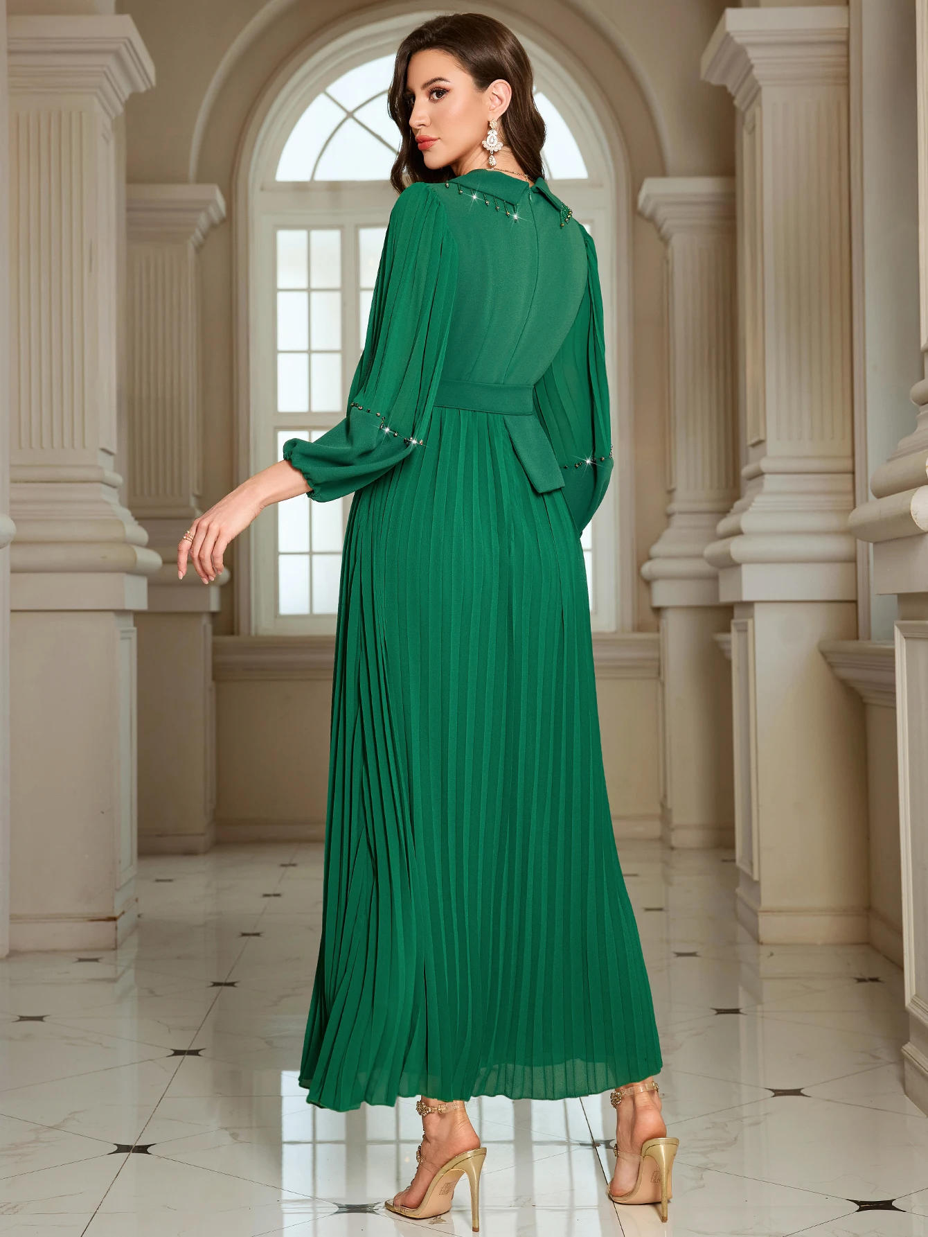 

Дубай мусульманское женское платье плиссированные кисточки абайи вечерние платья платье Рамадан Мусulmane Femme исламская Джалабия Турция выпускной вечер