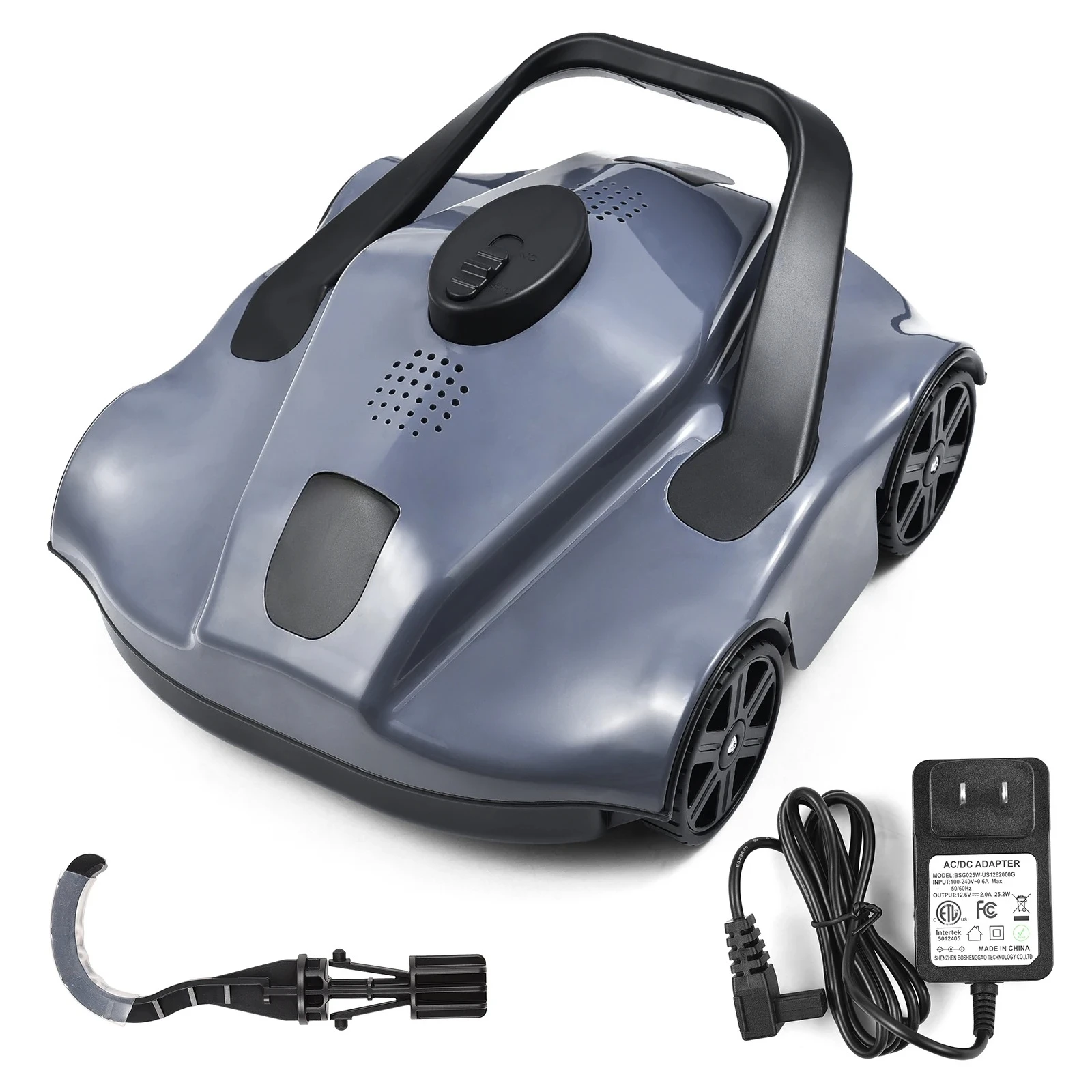Automatic Robotic Pool Cleaner Cordless Robotic Pool Vacuum for In Ground Flat Pools Automatic Appliance Outdoor Swimming Pools