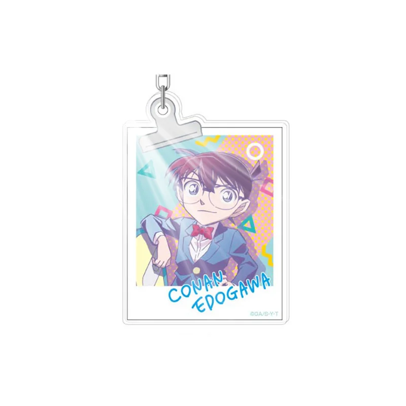 Anime Detective Conan Case Closed Mouri Ran Kuroba Kaito Haibara Ai Cosplay Costumes Acrylic Key Chain Keychain Accessories