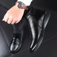 Casual Snow Boots for Men New in Zip Up Offer Anti Slip Winter Shoes Man Footwear Brands Warm Cold Proof Luxury Outdoor Hiking