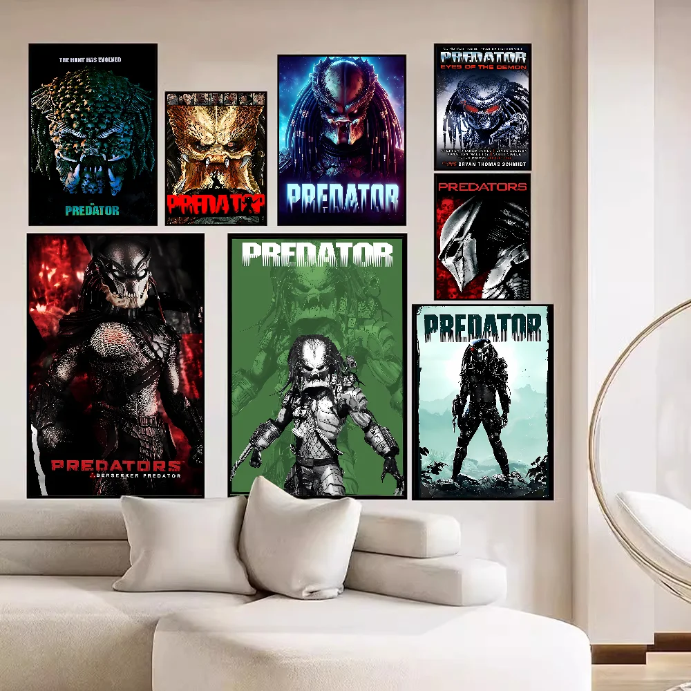 The Predator Anime Posters Sticky Whitepaper Sticker DIY Room Bar Cafe Kawaii Room Decor