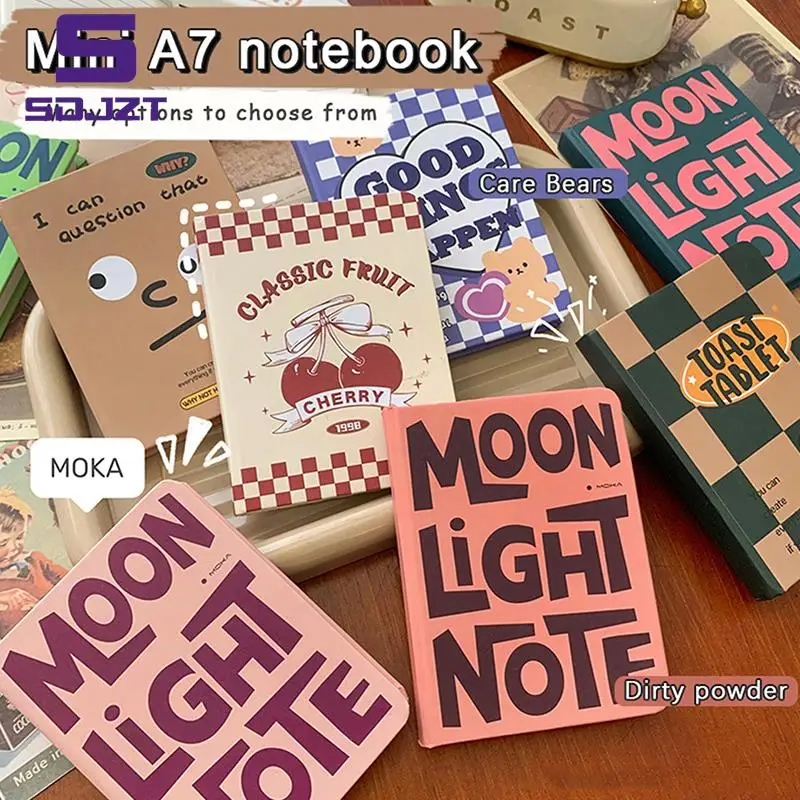 A6 A7 American Retro Notebook Various Patterns Student Note Book High Appearance Portable Notepad Journal Travelers Notebook