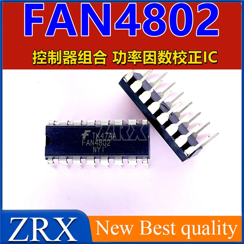 5Pcs/Lot New original genuine FAN4802 power chip with DIP-16 pin directly inserted