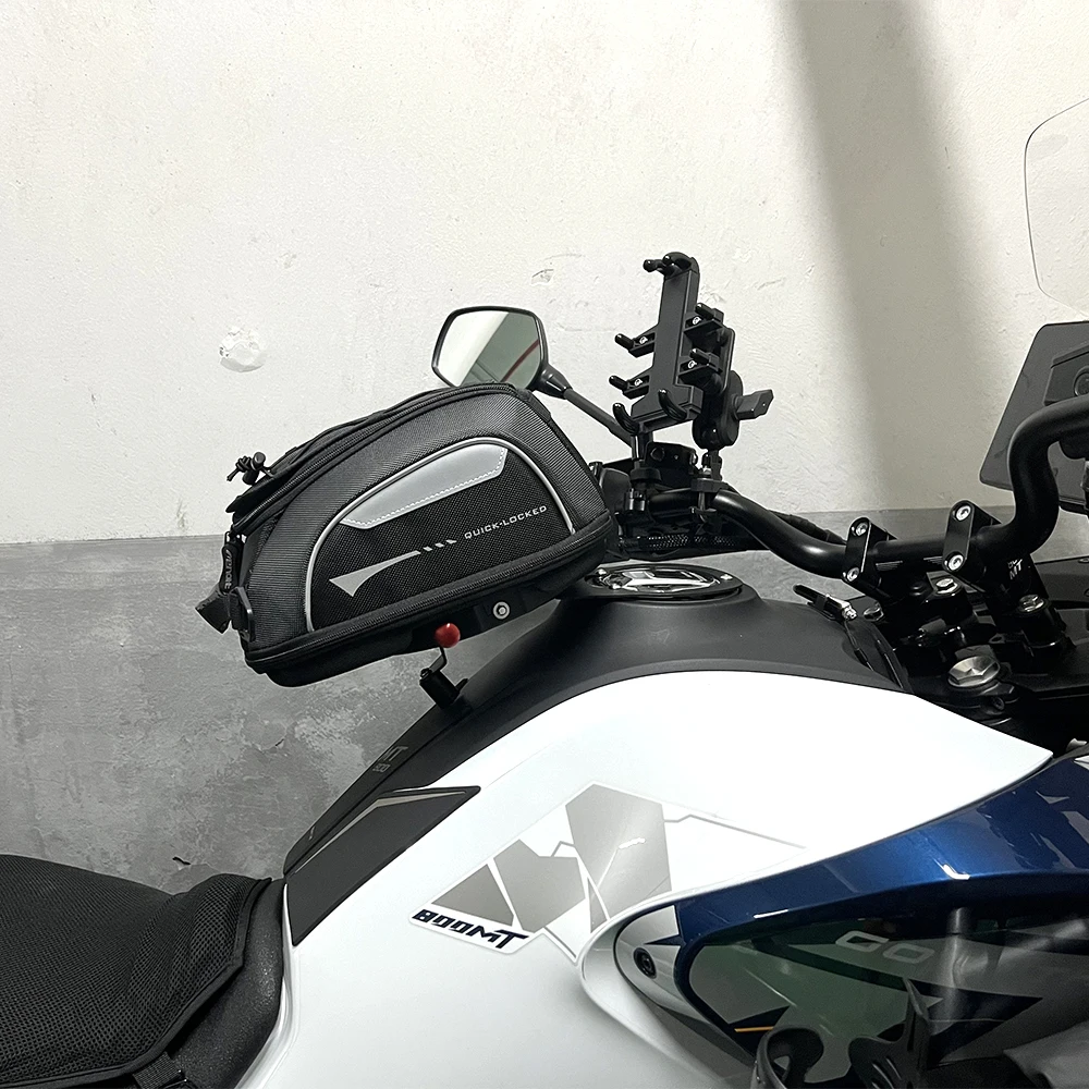 For CFMOTO 800MT 800 MT Ibex 800E Motorcycle Tank Bag Racing Travel Luggage Rotation Locked Anti Theft Navigation Bag Top Case