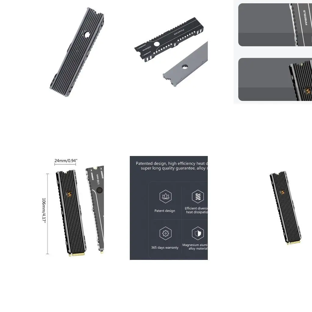 Y1UB 1 Set PCI-E NVME Heatsink for M.2 NGFF SSD Hard Drive Heat Sink Radi