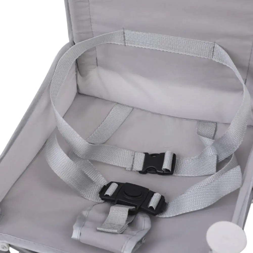 3-in-1 Toddler Chair with 3-point Harness Storage Bag Toddler Feeding Booster Seat with Removable Tray Portable Feeding Chair