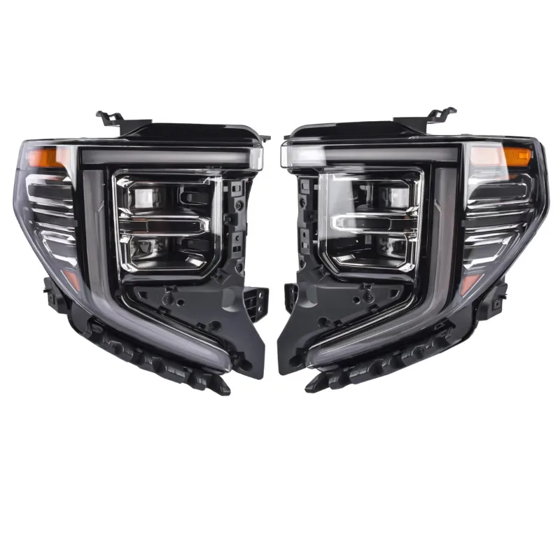 New Halogen Headlamp LH & RH 6000K For GMC Sierra 1500  For Ultimate SLT 2022-2024