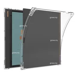 Clear Case for Onyx Boox Note Air3 C/Note Air3 B/W Tablet - Lightweight Transparent Flexible Soft Back Cover with Pen Holder
