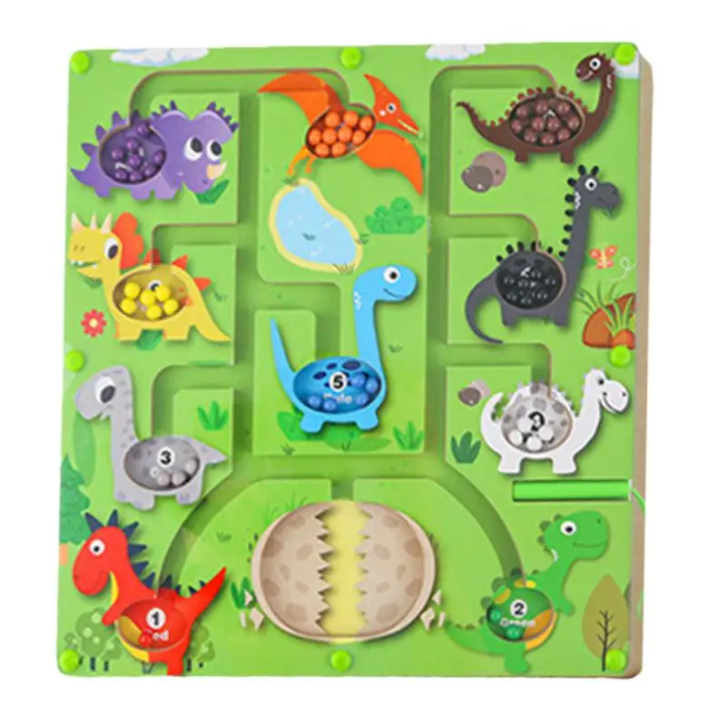 2 In 1 Magnetic Color And Number Maze 2 In 1 Magnetic Color Number Maze Wooden Color Matching Puzzle Educational Toy Wooden