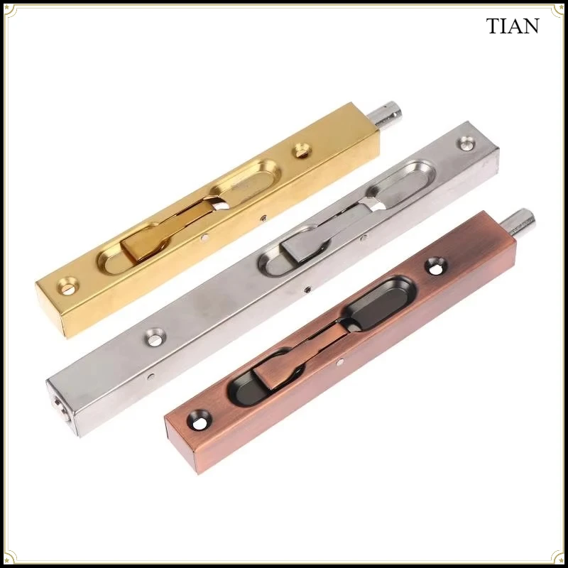 Stainless Steel Corrosion Resistant Hidden Flush Door Bolt Vertical Lock for Coastal Home Exterior Double Doors    TIAN