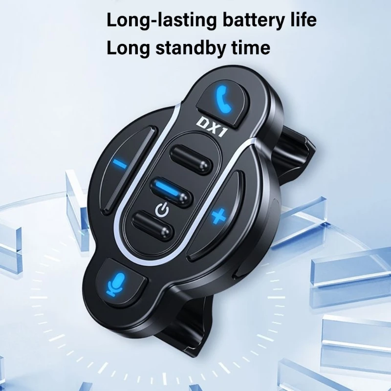 Weatherproof Motorcycle Handlebars Bluetooth-compatible Switches Universal Device Phone Controls Long Ride Battery 