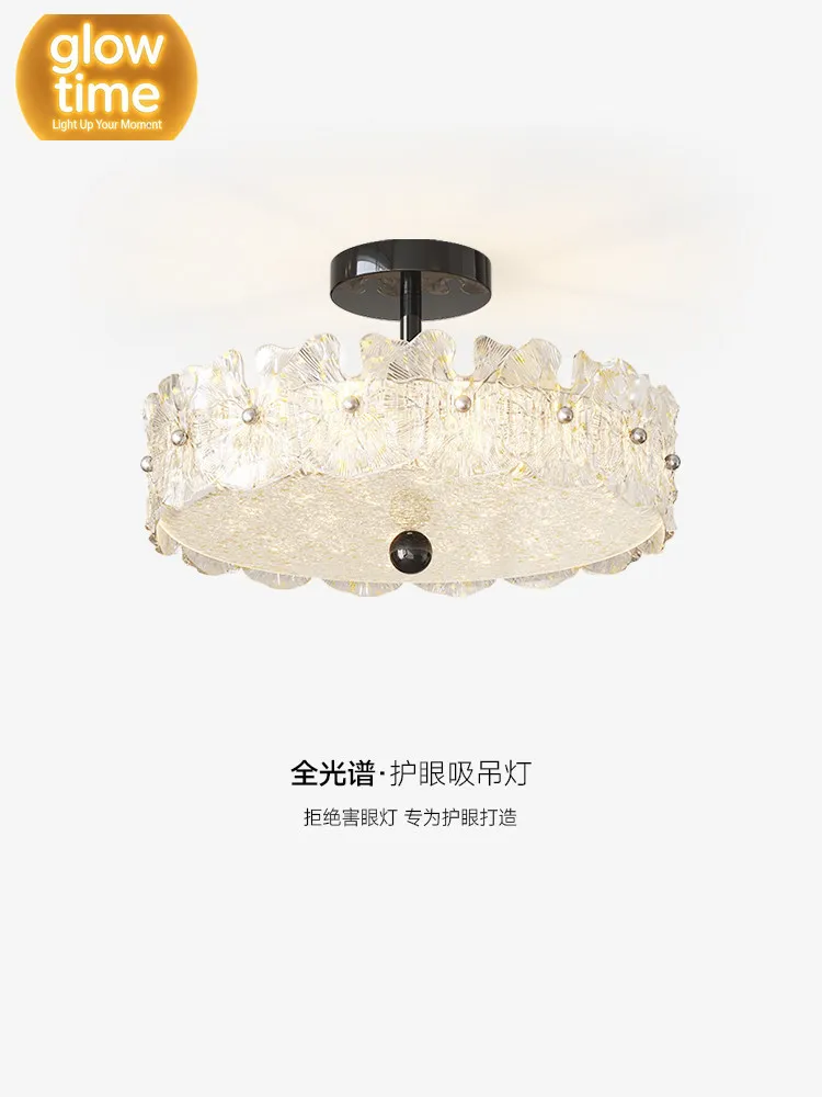 Bedroom  ceiling  2026 new Italian luxury lotus room  especially beautiful advanced master bedroom light