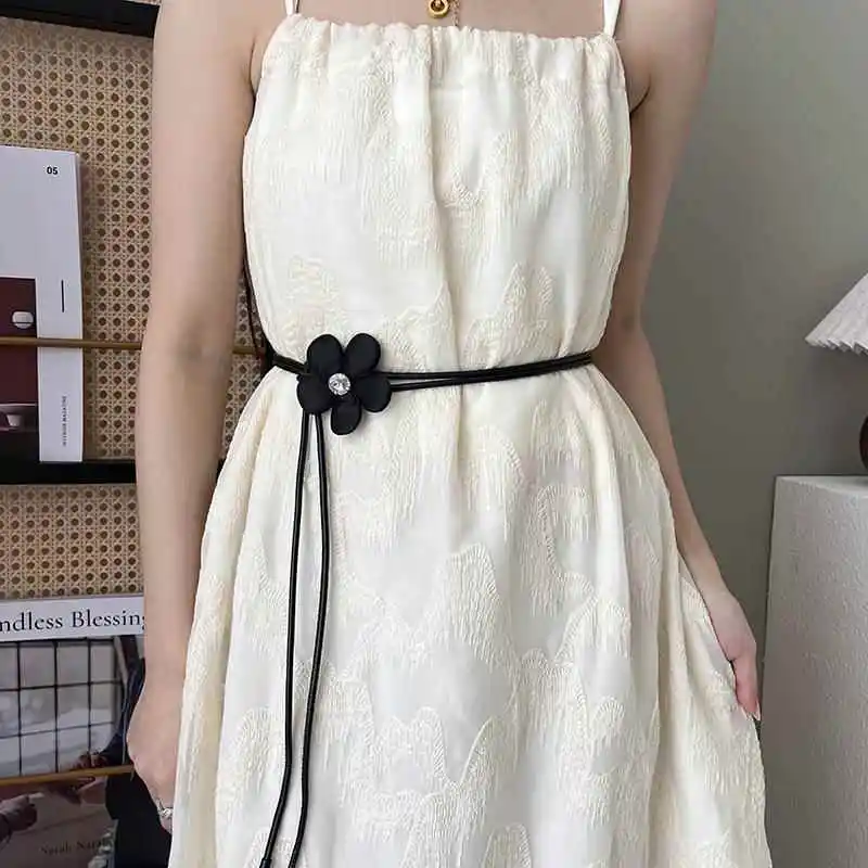 cinto-feminino-elegante-para-vestido-longo-com-flores-em-tecido-e-corda-fina-de-couro-versatil-novo-estilo-casual-corrente-de-cintura