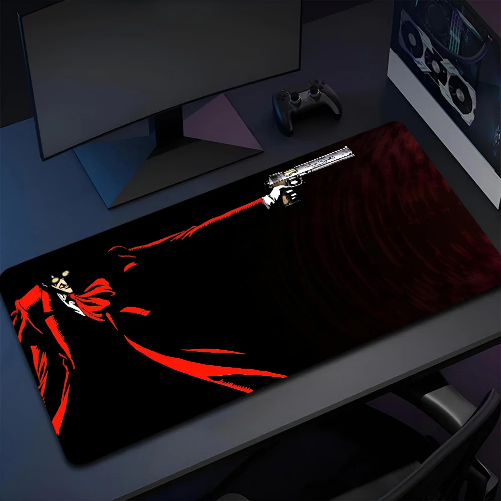 

1pc Hot Blood Animation H-Hellsing Non-slip Mouse Pad Suitable For Office Computers Laptops E-sports Game Desk Mats XXL Keyboard