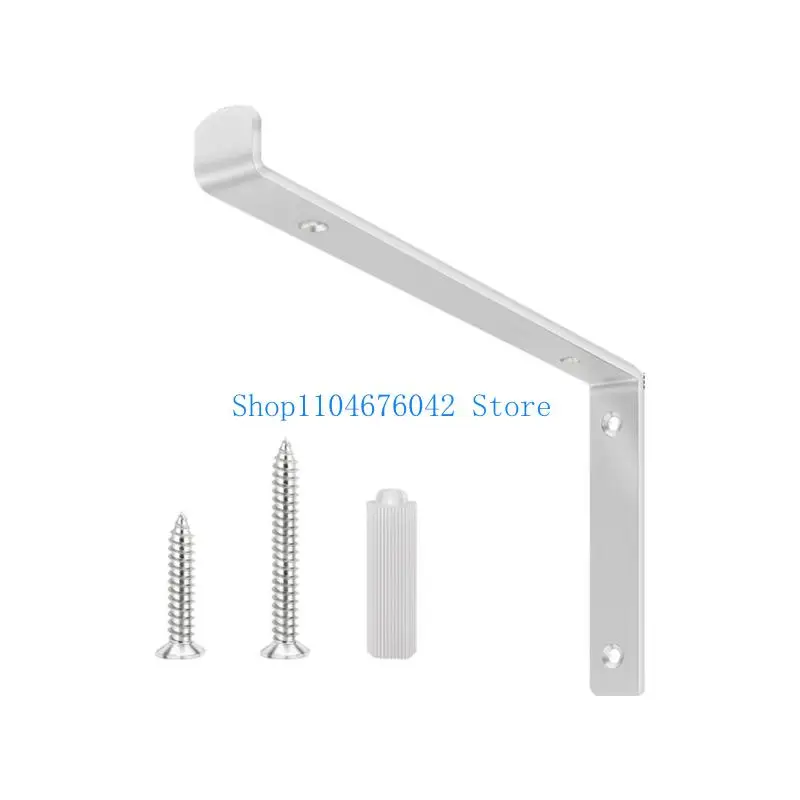 

5asd Invisible 90 Degree Corner Shelf Brackets Not Corrosion Metal Brackets for Floating Furniture Bathroom Wall Installation