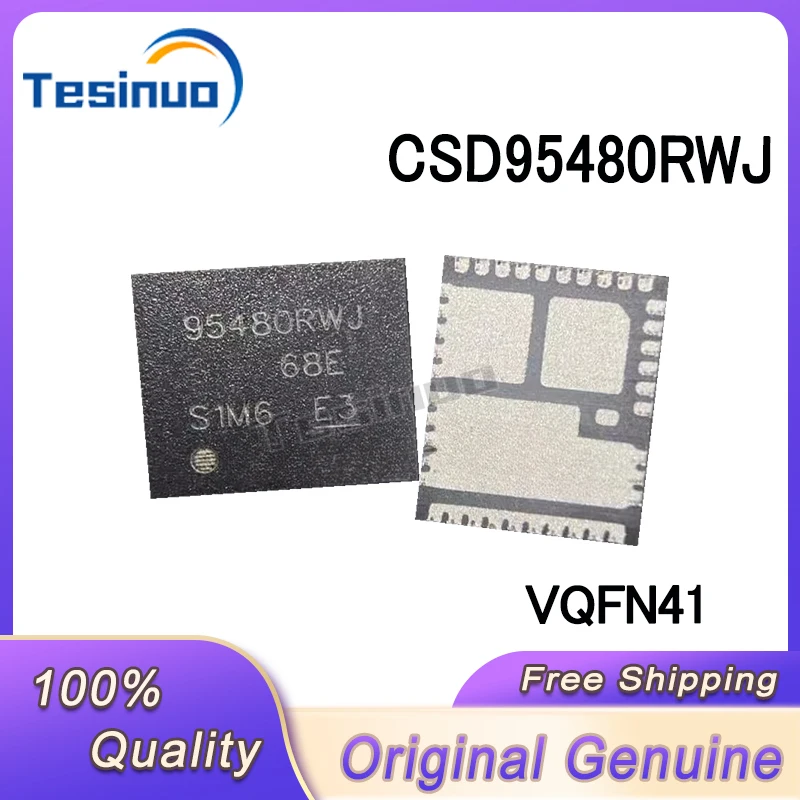 

5/PCS New Original CSD95480RWJ 95480RWJ 95480 QFN41 DC-DC power chip In Stock