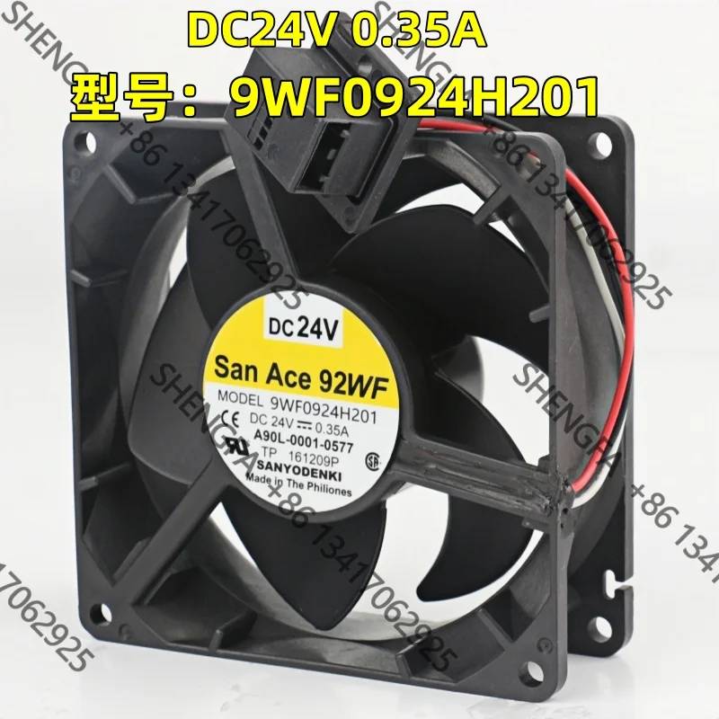 Original Sanyo 5V 12V 48V DC24V 0.35A AC EC 9032 three-wire 90X90X32MM 9CM Frequency changer ball bearing 9WF0924H201 Coolingfan