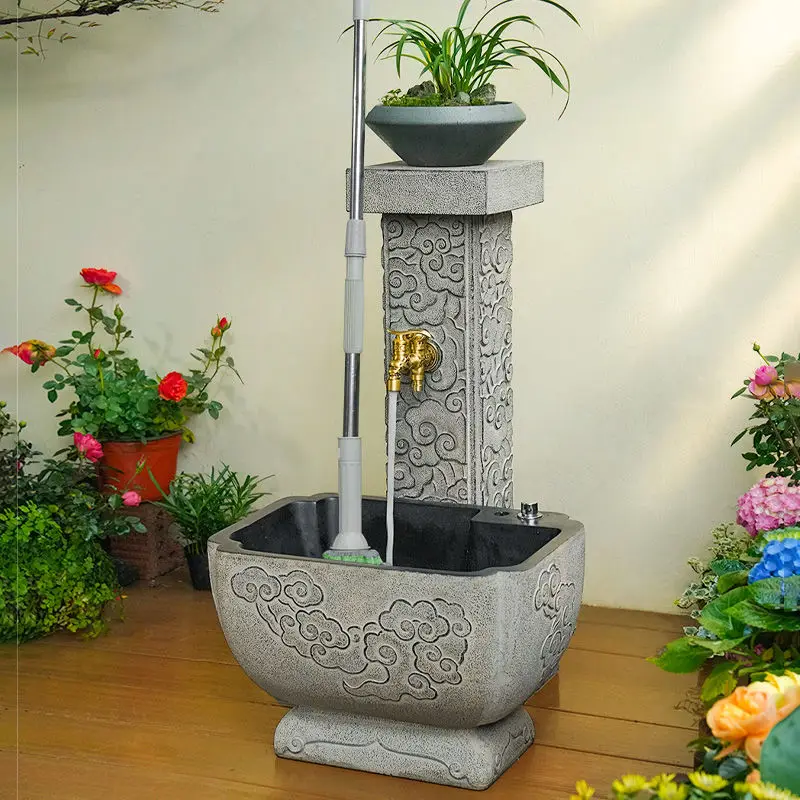 Outdoor antifreeze column faucet mop pool courtyard garden watering water plug