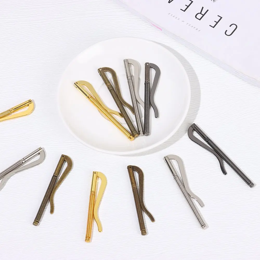 1 Pcs Durable Solid Metal Replace Parts Bifold Simple Bar Wallet Cash Holder Money Clip Spring Clamp