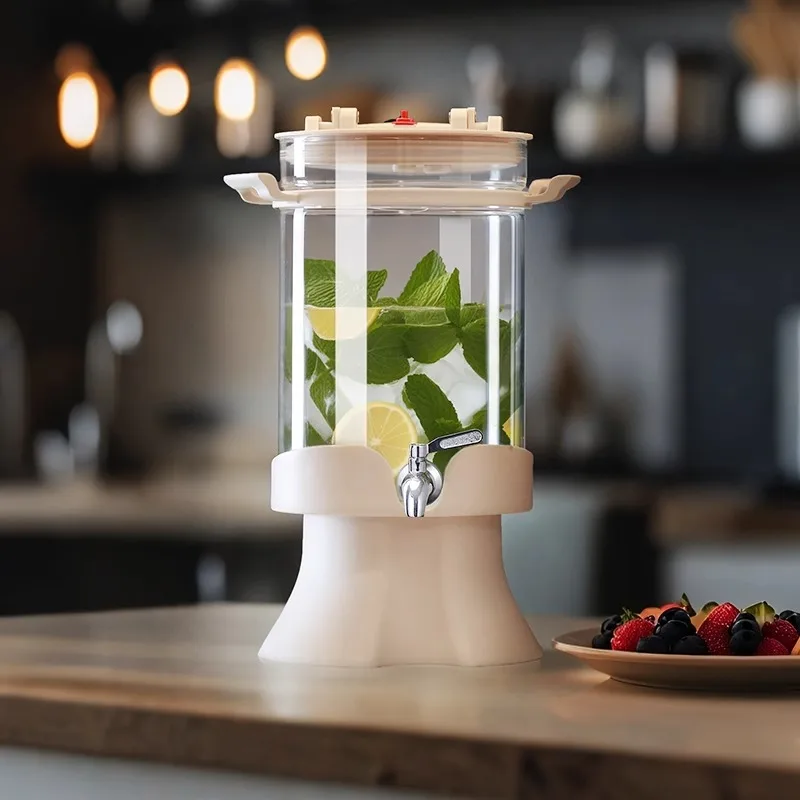 

Glass cold kettle High temperature resistant cold kettle Household large capacity fruit tea bucket