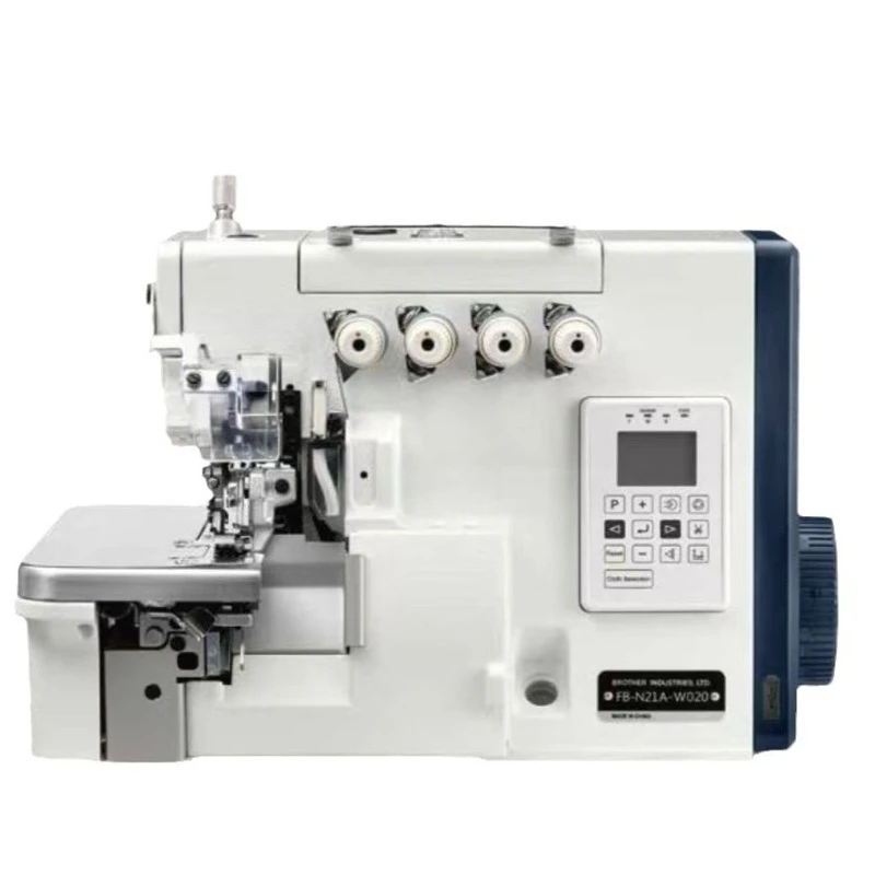 Fully automatic high-speed computerized overlock sewing machine Four-wire edging machine Industrial sewing machine