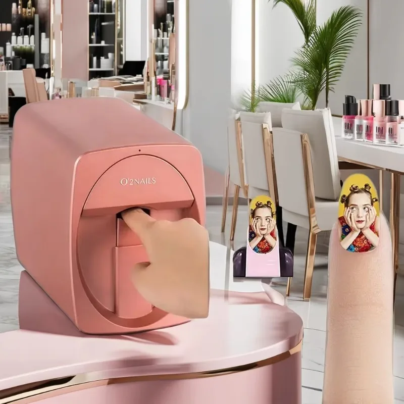 

Diy 3d Portable Digital Art Nail Automatic Printer Manicure Professional Mobile Print Images Nails Machine