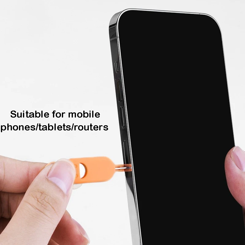 2IN1SIM بطاقة إزالة إبرة دبوس مع حامل حامي مكافحة خسر الهاتف بطاقات SIM حقيبة للتخزين صينية القاذف إبرة فتاحة