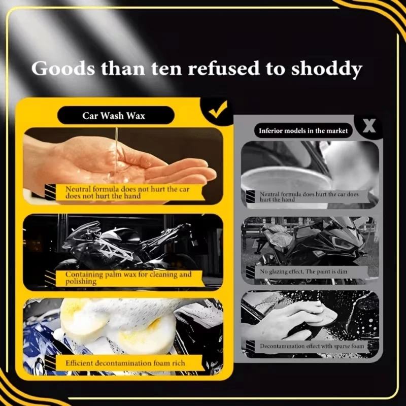 Quick Application Motorcycle Plastic Wax Safe Plastic Cleaner Tool Boosts & Shielding Against Environmental Damage