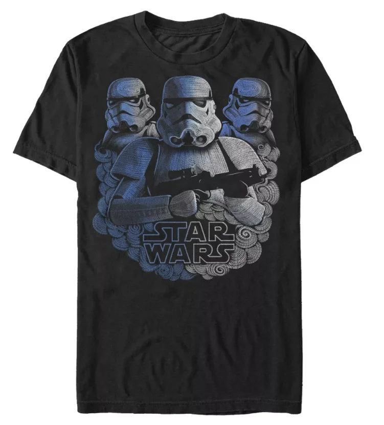 

Star Wars sci-fi retro men's short-sleeved T-shirt, loose and fitted, street style. May the Force be with you. Daily friend gift
