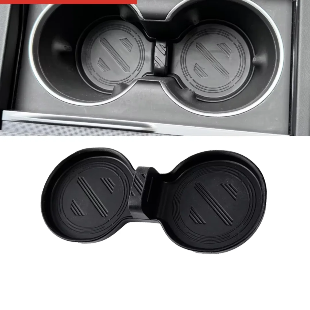 

Water Cup Holder Mat For Tesla Model YL Y Juniper Launch Model 3 highland Coasters Slots Non-Slip Waterproof