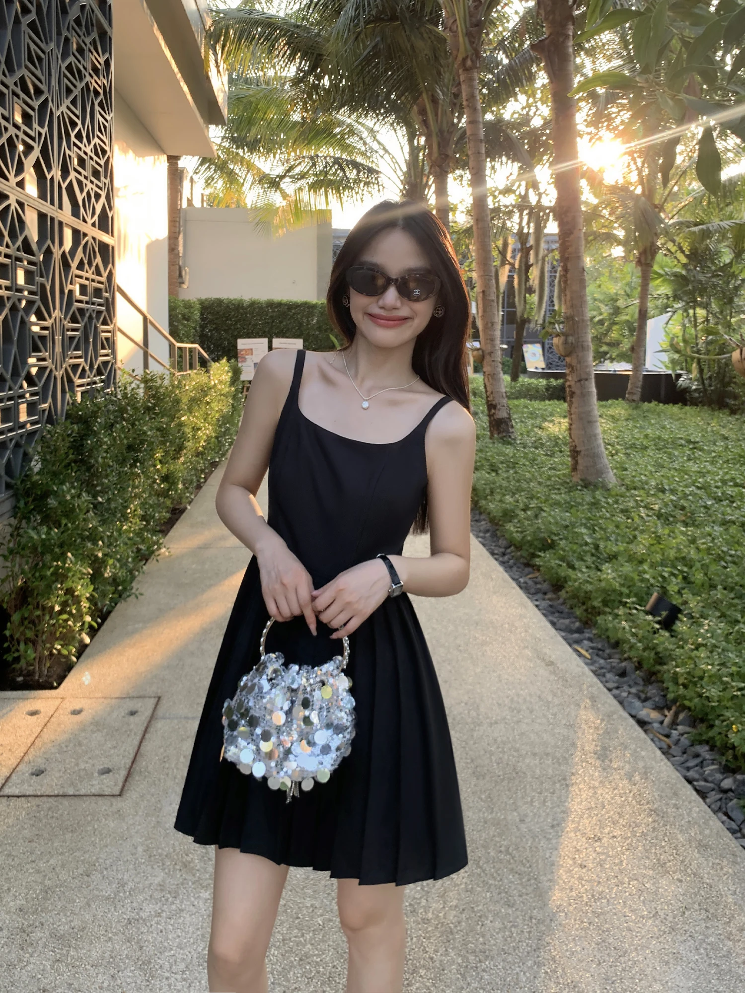 pusumede-bla-gored-a-line-dr-ballet-para-mujer-sle-ift-dr-fibra-de-poliester-svel-collar-cuadrado-verano-2025