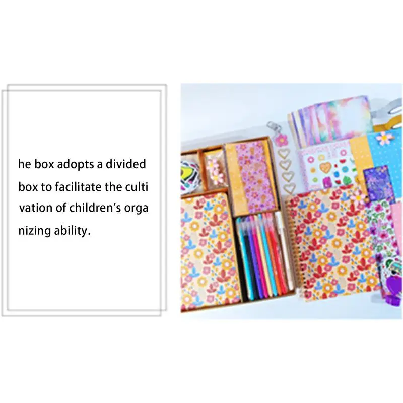

Journal Kit For Girls Floral Journal Kit Diary Scrapbook Journal Set Fun Desirable Stationery Supplies With Sticker Craft Set