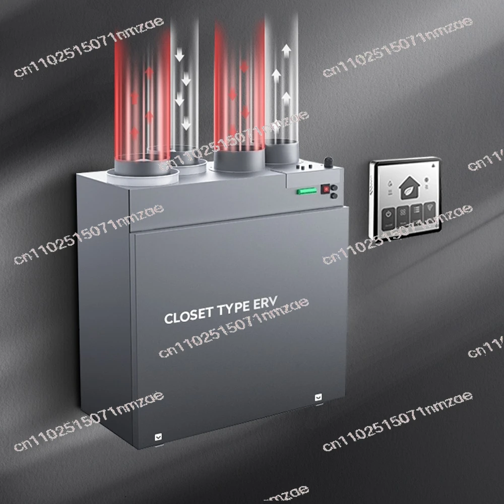Fresh air HVAC system ventilation, moisture removal and heat recovery ventilation system