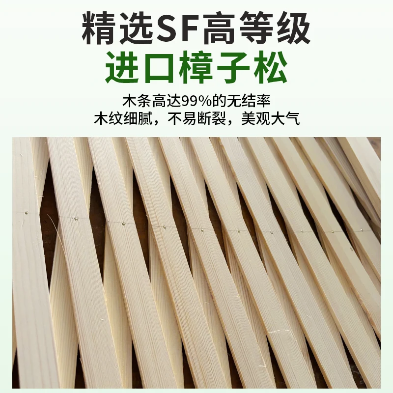 Outdoor preservative wood fence Garden telescopic fence Guardrail Indoor courtyard Flower stand Outdoor vine climbing frame Guar