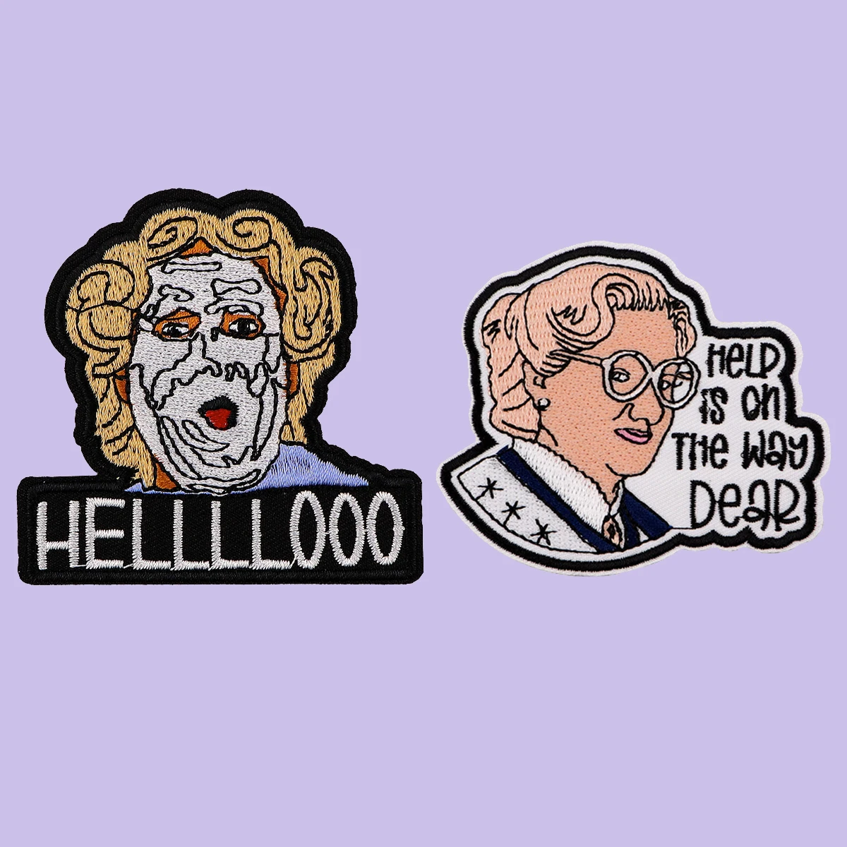 

American Funny Movies Embroidered Patch for Clothing Jackets Thermoadhesive Patch DIY Iron on Patch Applique Sticker Accessories