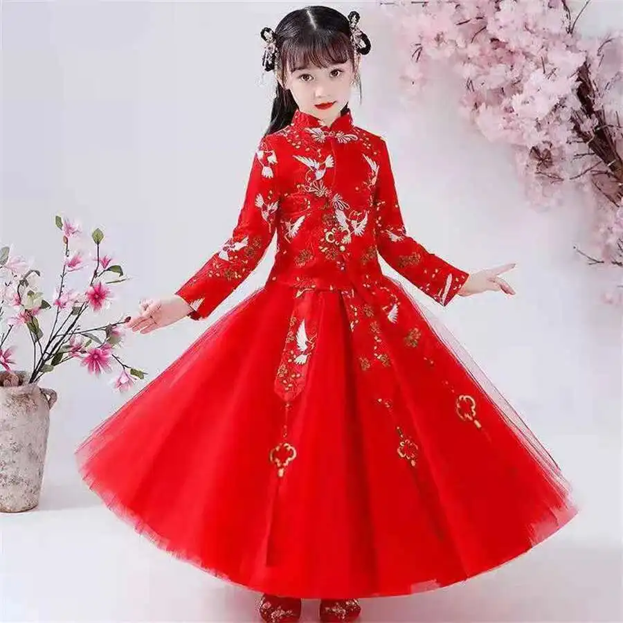 

2026 New Children's Clothing Ancient Style Spring Super Fairy Girl Hanfu Girls Spring and Autumn Ancient Costume Chinese Style