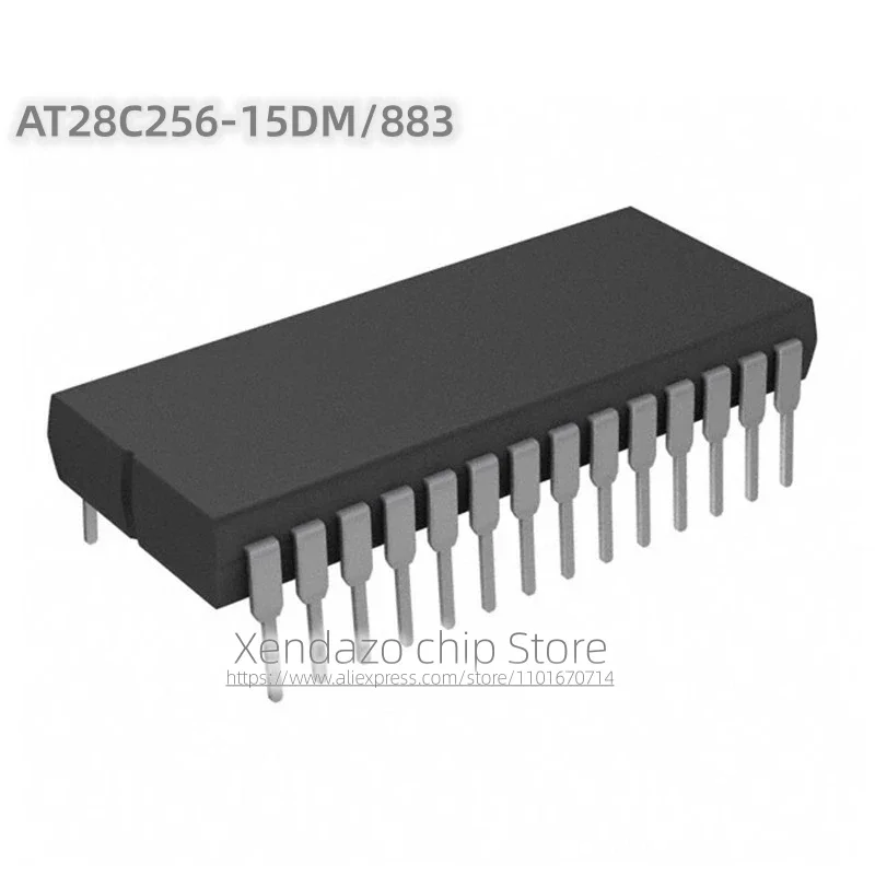 1pcs/lot AT28C256-15DM/883 AT28C256-15DM DIP-28 package Original genuine Memory chip