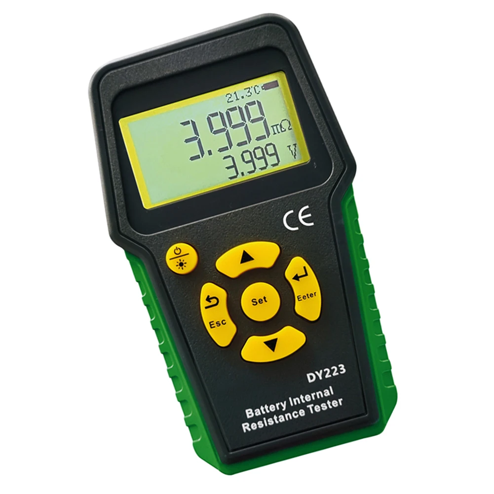 DY223 Electric Vehicle For Battery Analyzer Internal Resistance Voltage Detector For Auto Motorcycle Alkaline Button Cell Testin