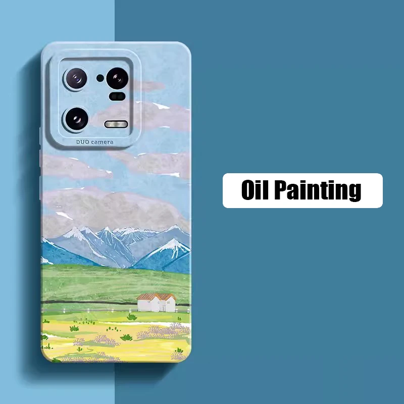 Interesting oil painting phone case For Xiaomi 13 Pro 11T 12T 13T 12X 12 12S Pro Mi 11 Lite 5G ne Poco X5 F5 F3 X3 Phone Cover
