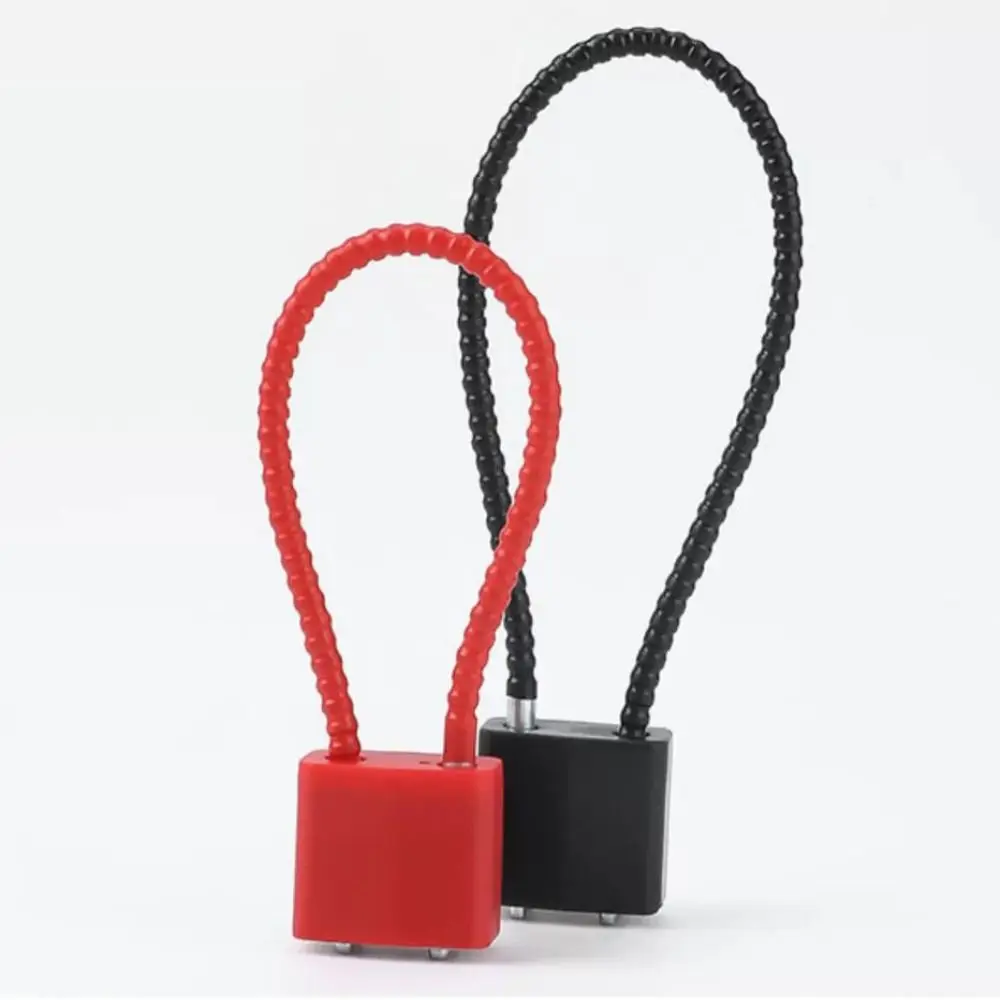 Portable Multifunctional Cable Lock Flexible Equipped with Keys Padlock Rust-proof Soft Suitcase Lock Backpack