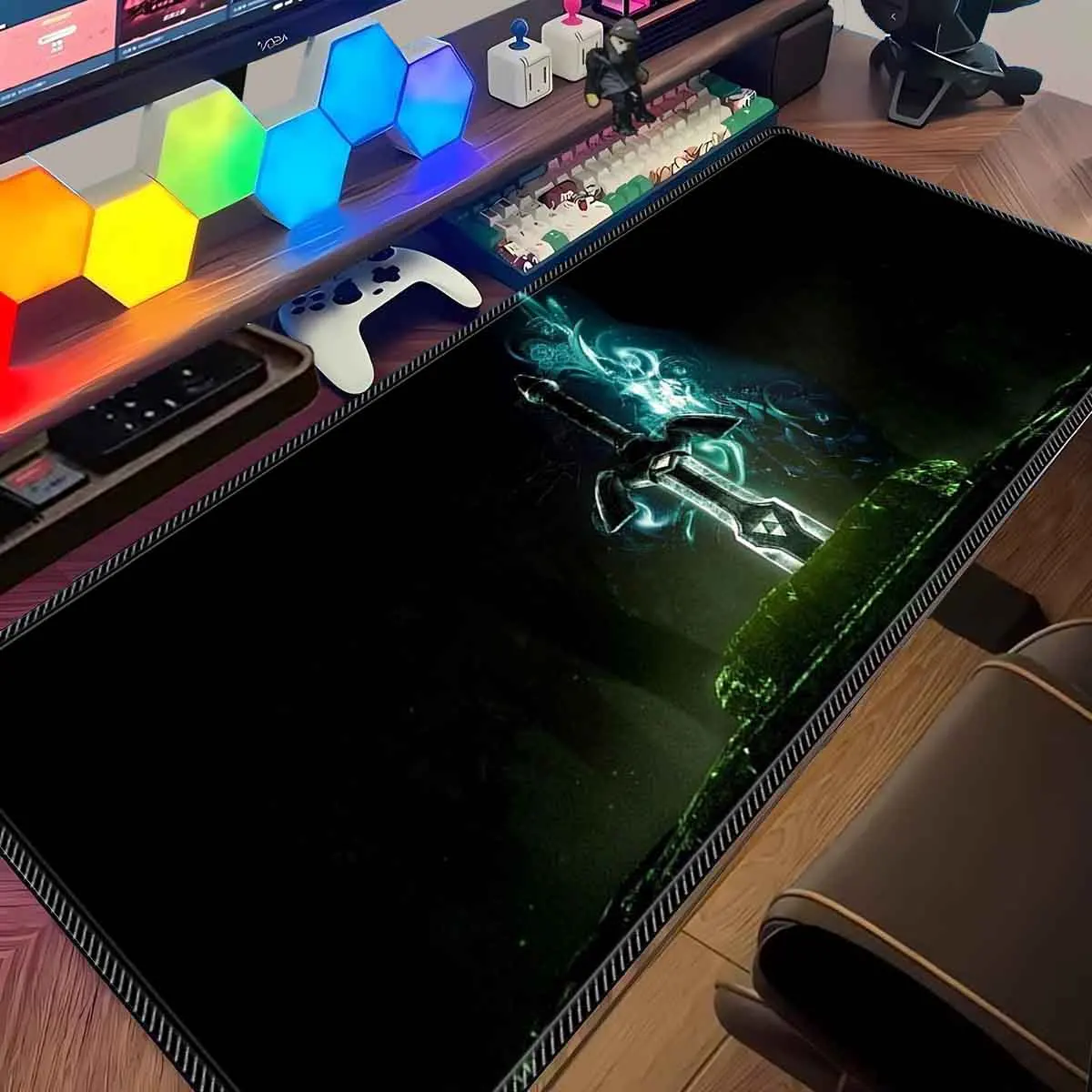 

Gamer Mouse Pad Tears of the Kingdom Rubber Mouse Mat Anime Girls Large Gaming Mousepad Zelda Keyboard Pad Non-Slip Desk Mat