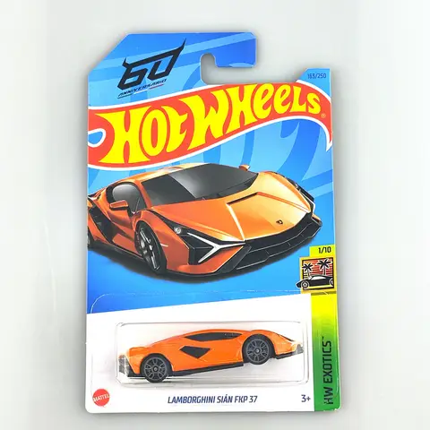 2023 H CASE Hot Wheels Cars LAMBORGHINI SIAN FKP37 BMW i8 ROADSTER 1/64 Metalen gegoten Model Speelgoed Voertuigen