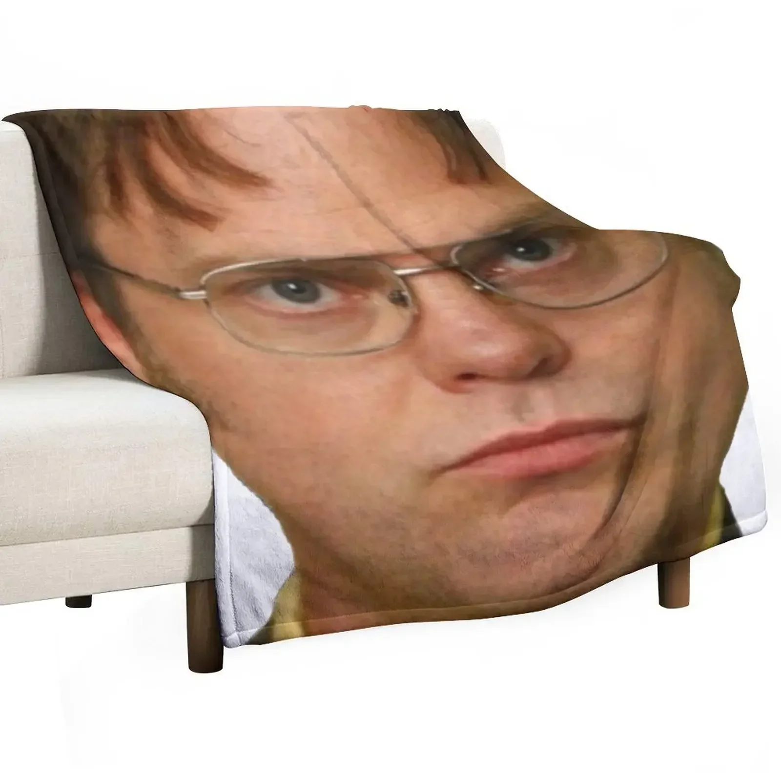 dwight schrute Throw Blanket Designers Vintage Large cosplay anime Blankets