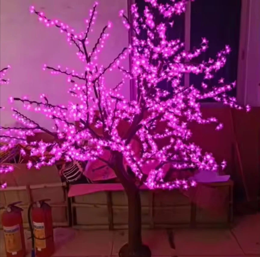 Manufacturers direct cherry tree landscape lighting modeling light up tree lights decorative irons