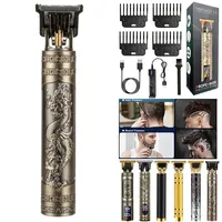 Low Price Vintage T9 Dragon Cordless Men Beard Barber Shop Body Professional Electric Hair Clipper Trimmer Cut Cutter Machine