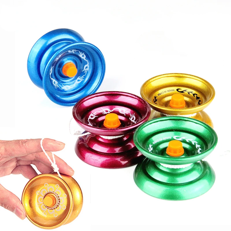 

Professional Alumunum Alloy YoYo String Trick Yo-Yo Ball Classic Toys Y-axis Rotating Yoyo for Kids Simple Collectibles Toy