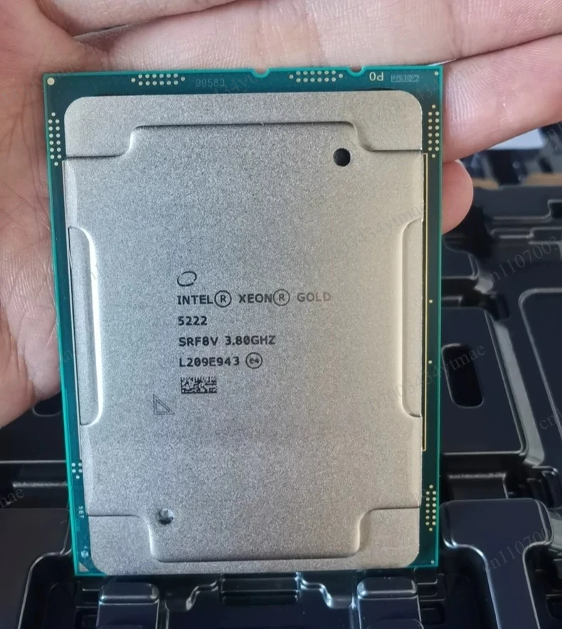 Gold 5222 SRF8V Server CPU Processor 3.8GHz 4‑Core 8‑Thread 16.5MB Cache 105W LGA3647 for Server Motherboard