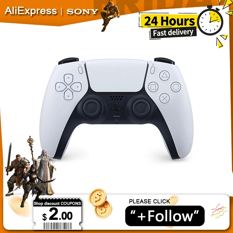 Контроллер-sony-ps5-Оригинальный-беспроводной-аксессуар-dualsense-для-игровой-консоли-playstation-5
