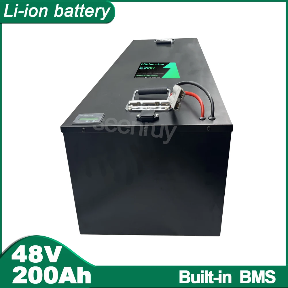 48V 200AH Li-ion  Lithium Polymer Battery Pefect For 400W 7000W 9000W Motorcycle Tricycle Quadricycle Ebike Electric Scooter