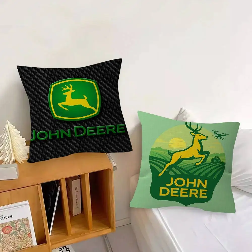 Personalized picture text home decorative pillows Household Gifts 45x45cm J-John-Logo-Deeres Anime